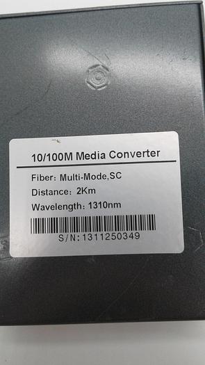 Used 10/100m Media Converter 1310nm