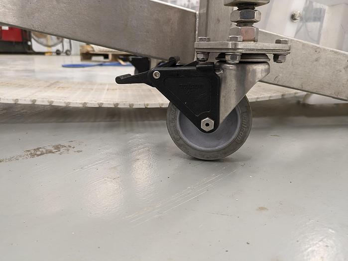 Used Fortress Stealth metal detector, Satinless steel conveyor ( food grade)