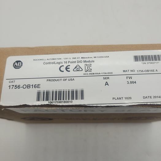 Allen-Bradley Control Logix 16 Point D/O Module 1756-OB16E Ser.A 3.004
