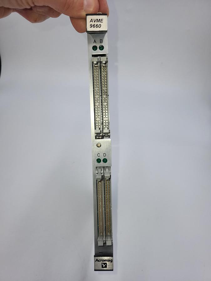 Used Xycom Acromag AVME9660 - P/N: A20420 circuit board serial card - OFF a Triangle bagger model: B55PRC/A918F2RN