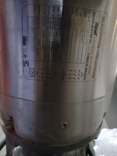 Used 10" auger 4'8" long chunker VFD portioner