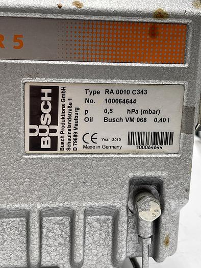 Used Busch 7AA80M-4K B14, RA 0010 C343