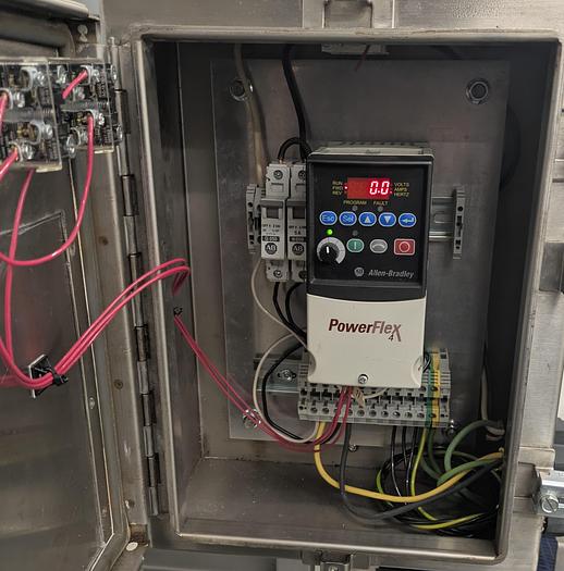 Used Safeline Power Phase Pro, stainless frame, 110v, variable speed drive