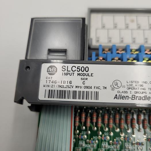 Used ALLEN BRADLEY SLC500 1746-IB16 SER C INPUT MODULE