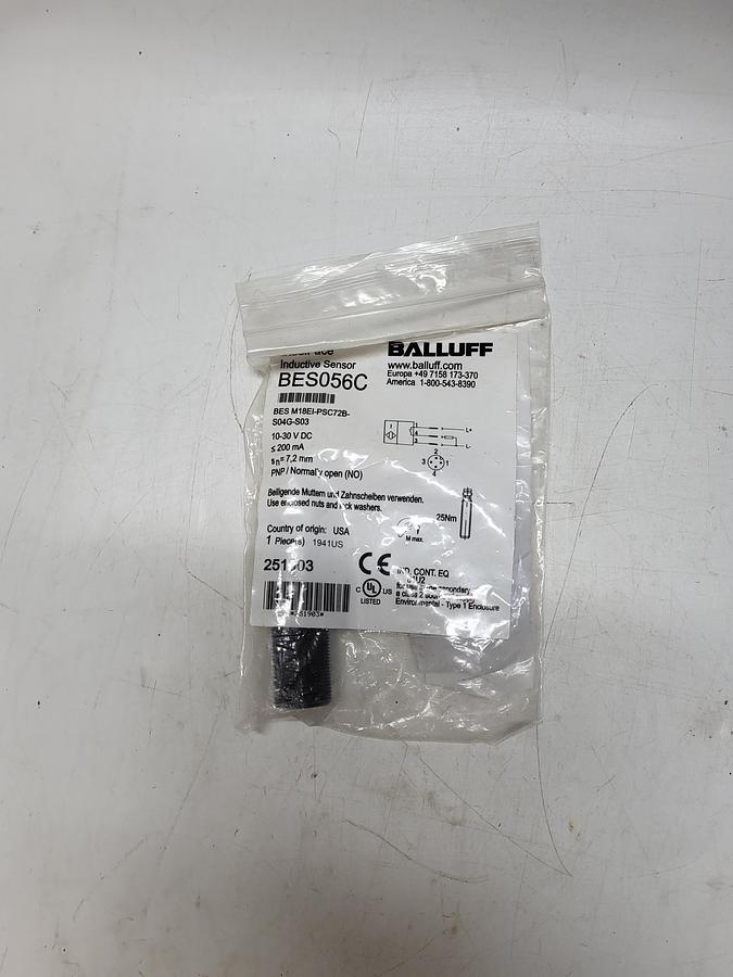 Balluff Inductive Sensor BES056C