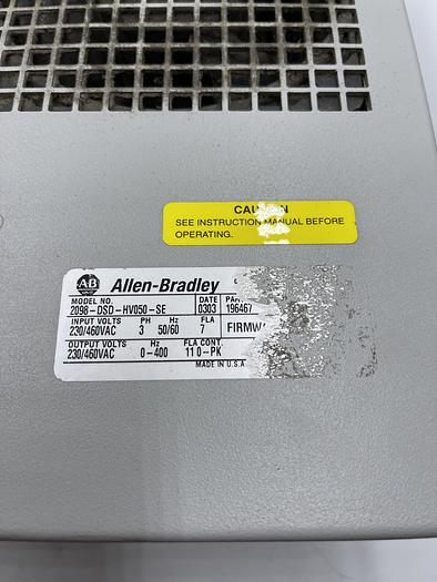Used Allen-Bradley 2098-DSD-HV050-SE