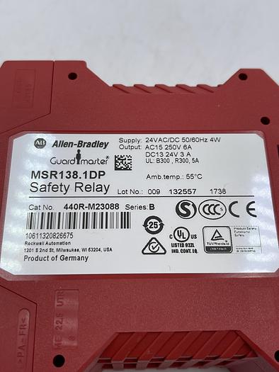 Used Allen-Bradley 440R-M23088 Ser B 