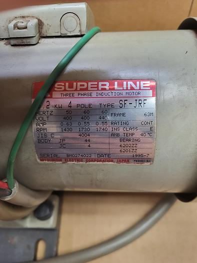 Used Super Line Tree Phase Induction Motor SF-JRF