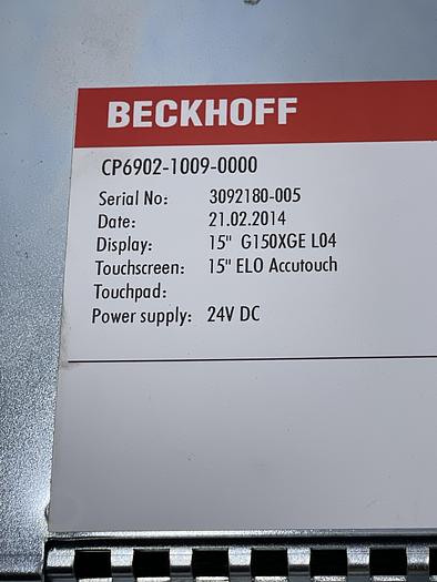Used Beckhoff CP6902-1009-0000