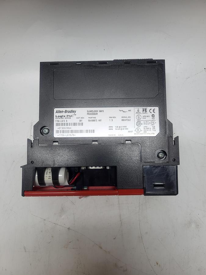 Used Allen-Bradley Guard Logix 5561S Processor 1756-L61S Ser.B
