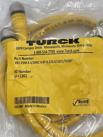 TURCK VB2-FSM 4.4/2 RKC 4.4T-0.5/0.5 S651/S1578