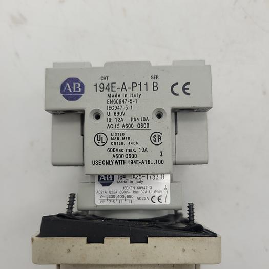 Used Allen-Bradley 194E-A-P11 Ser.B