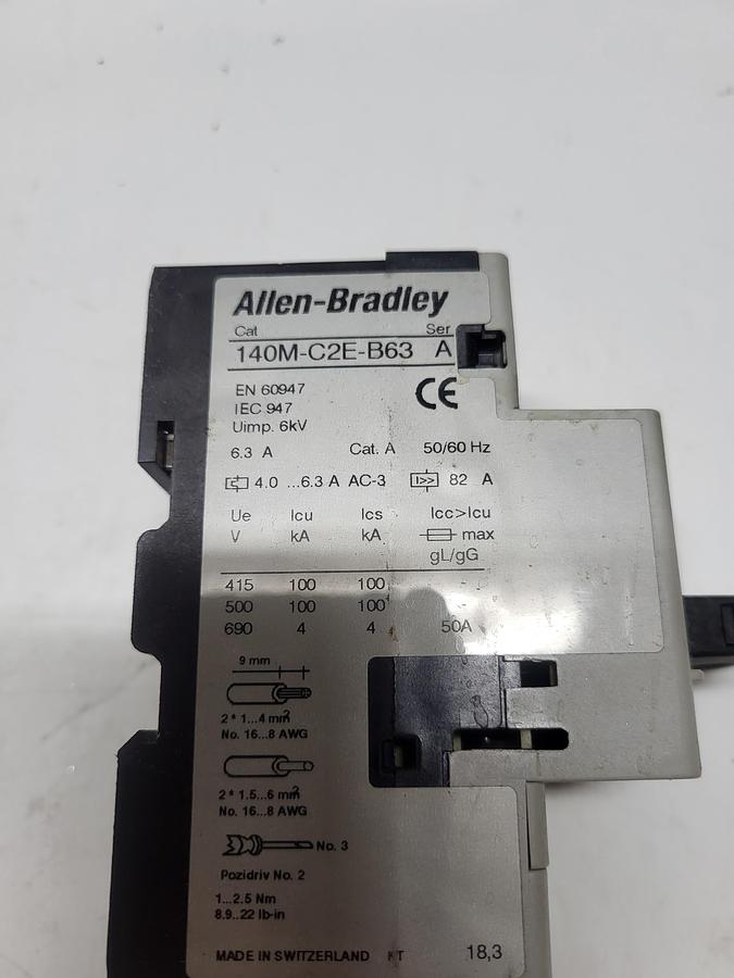 Used Allen-Bradley 140M-C2E-B63 Ser.A
