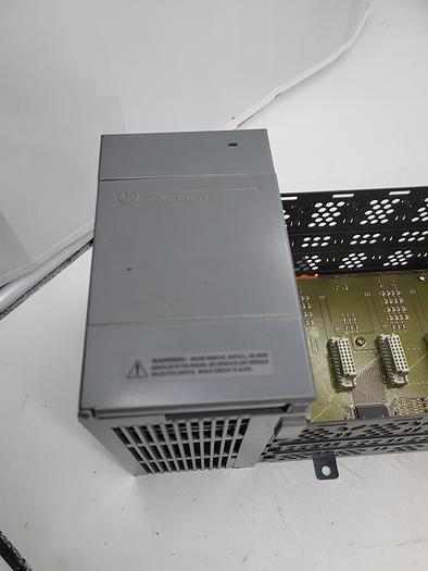 Used Allen-Bradley SLC500 Power Supply 1746-P2 Ser.C w/Slot Rack
