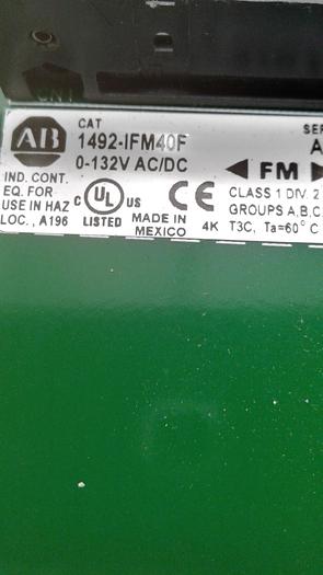 Used Allen-Bradley 1492-IFM40F Wiring Diagram
