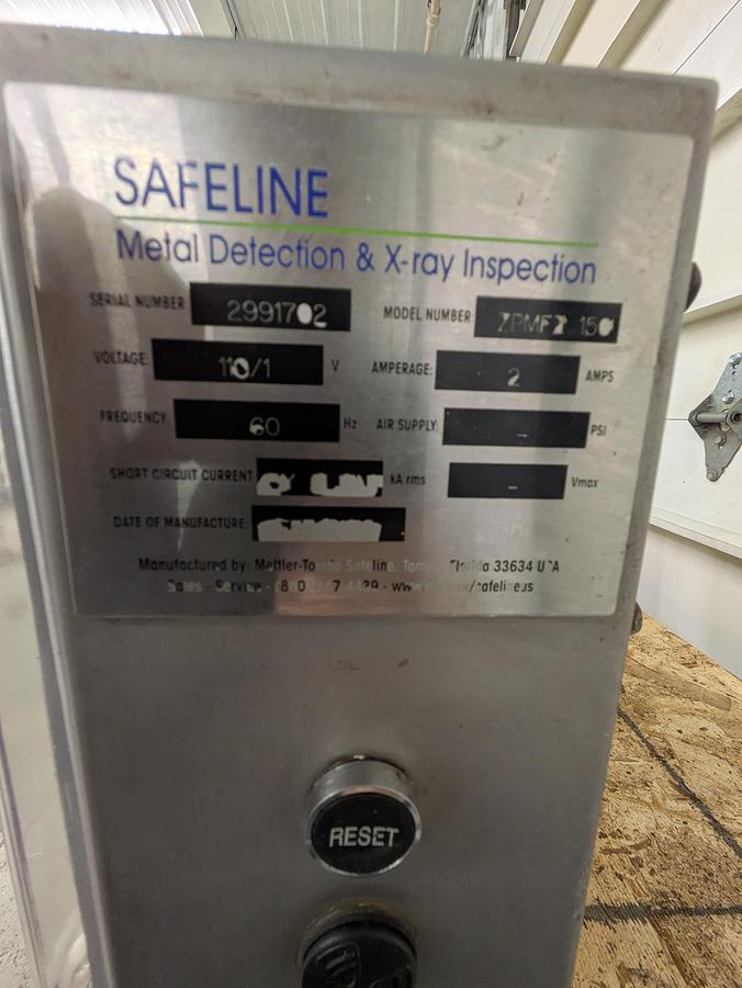 Used safeline gravity/pipeline metal detector