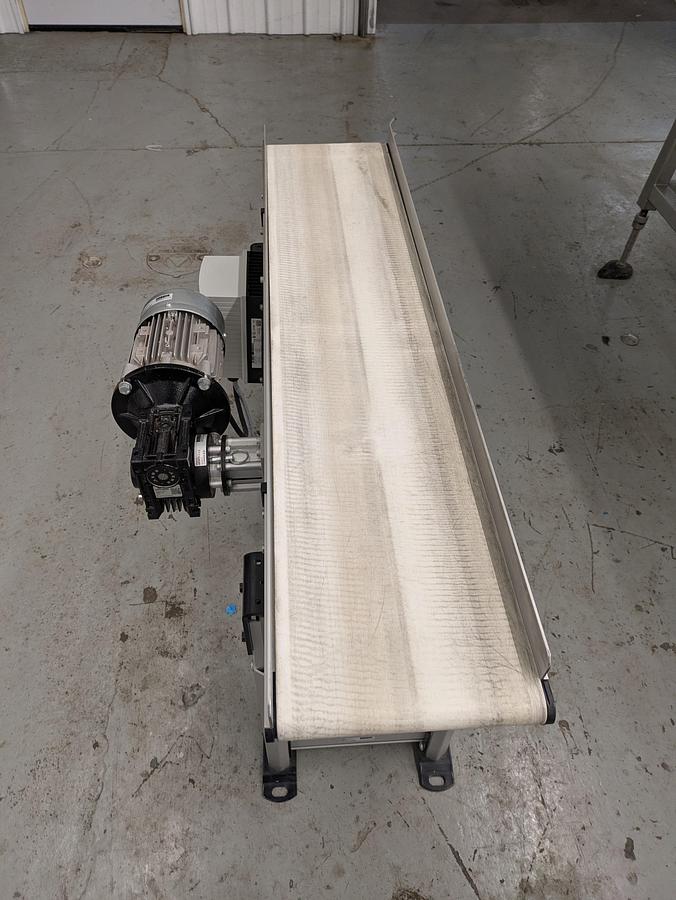 Used Dorner Conveyor 480v with VFD speed controls. 10" wide 48"long