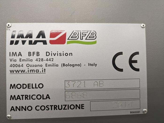 Used IMA BFB model 3721 AB wrapper