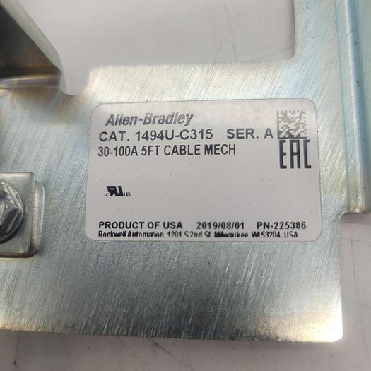 Used Allen-Bradley 1494U-C315 30-100A Cable Mech