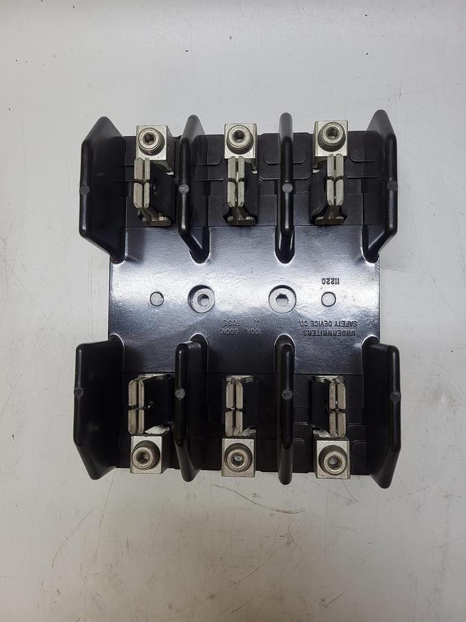 Used Bussmann J60100-3CR Fuse Holder