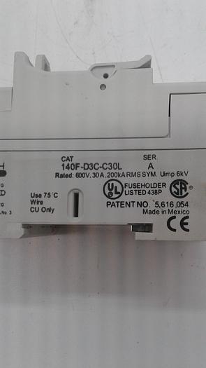 Used Allen-Bradley 140F-D3C-C30L Fuse Holder
