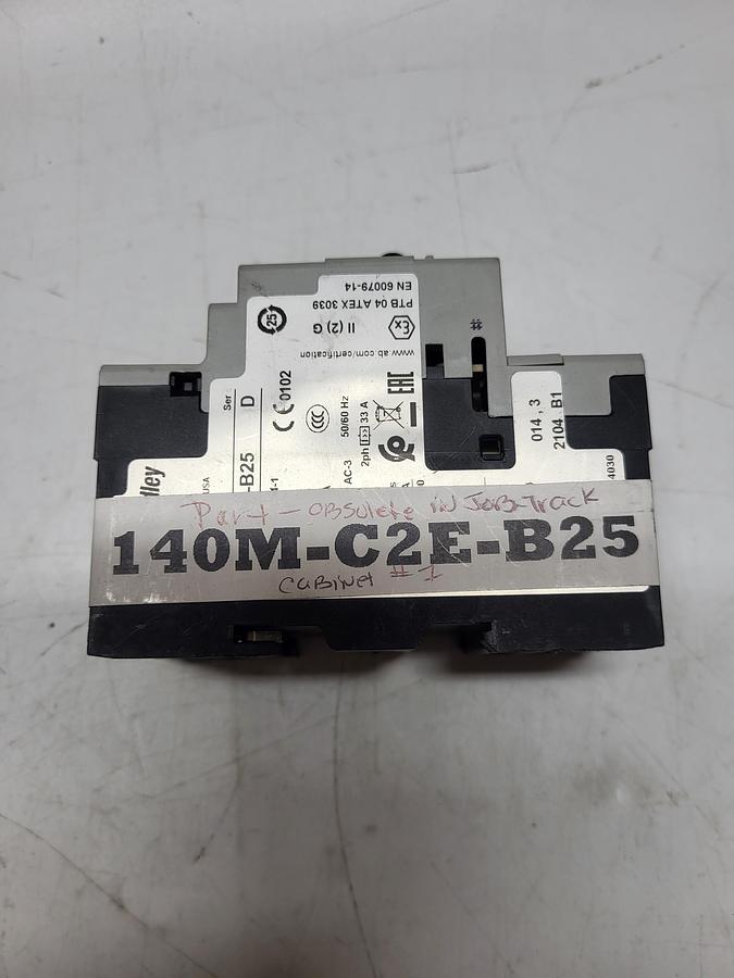 Used Allen-Bradley 140M-C2E-B25 Ser.D