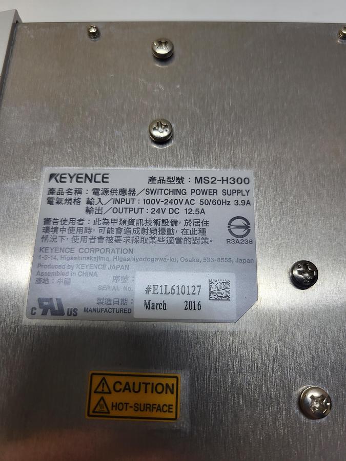 Used Keyence MS2-H300 Switching Power Supply