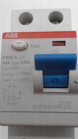 Used ABB 04NM699G F202 A Residual Current Breaker