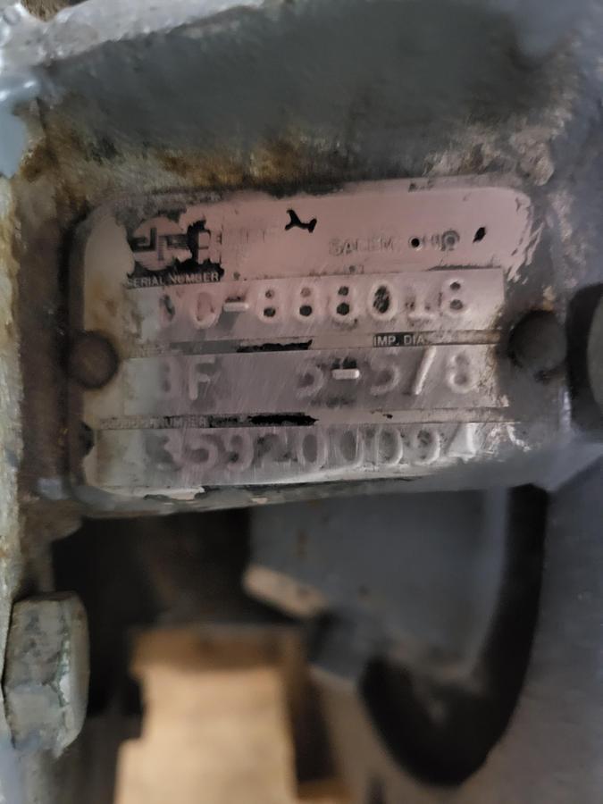 Used US Electrical Motor 7.5 HP Model 5720A frame 184JM 3465 RPM & Deming Pump 4359200094