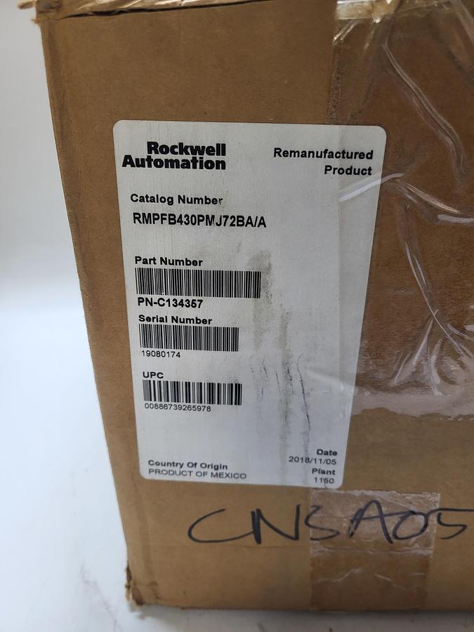 Allen-Bradley RMPFB430PMJ72BA/A