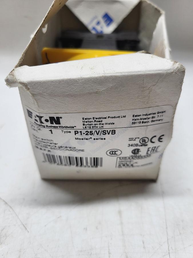 Eaton P1-25/V/SVB Main Switch