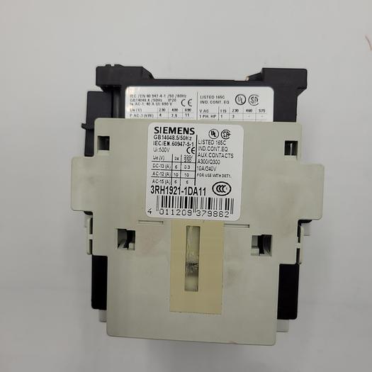 Used SIEMENS K62 24V GB14048.4 / GB14048.5 / 3RH1921-1DA11 / 3RT1926-1BB00