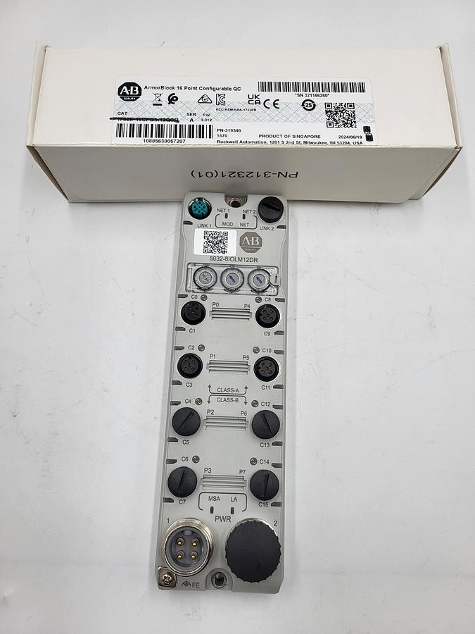 Allen Bradley 5032 8iolm12dr / 8Ch IO-Link master Mini 4pin