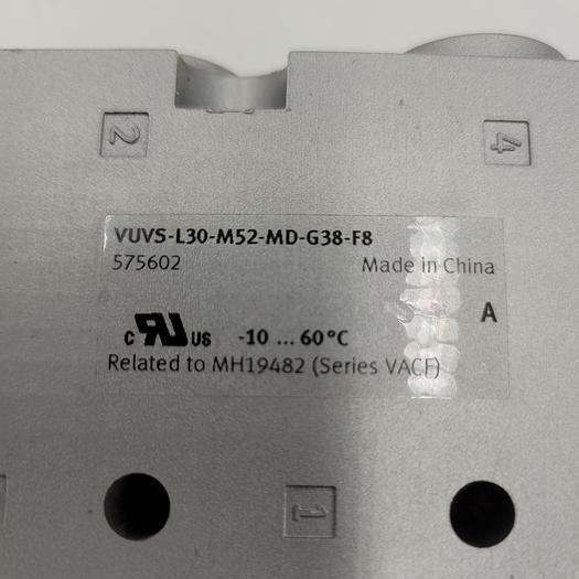Used Festo Solenoid Valve VUVS-L30-M52-MD-G38-F8 & COIL VACF-B-B2-1