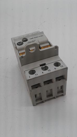Used Allen-Bradley 140F-D3C-C30L Fuse Holder