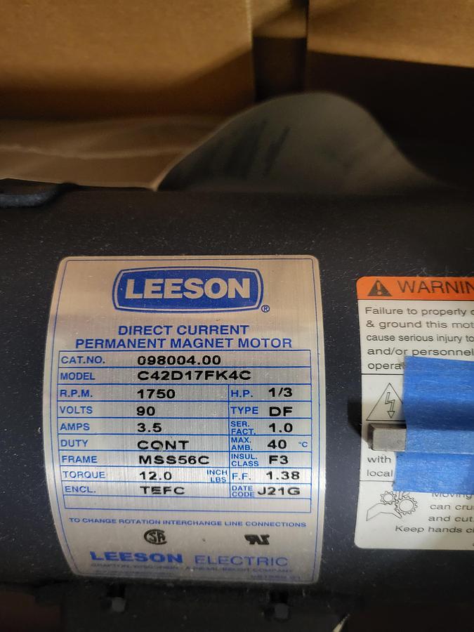 Leeson General Purpose Motor J21G C42D17FK4C 098004.00