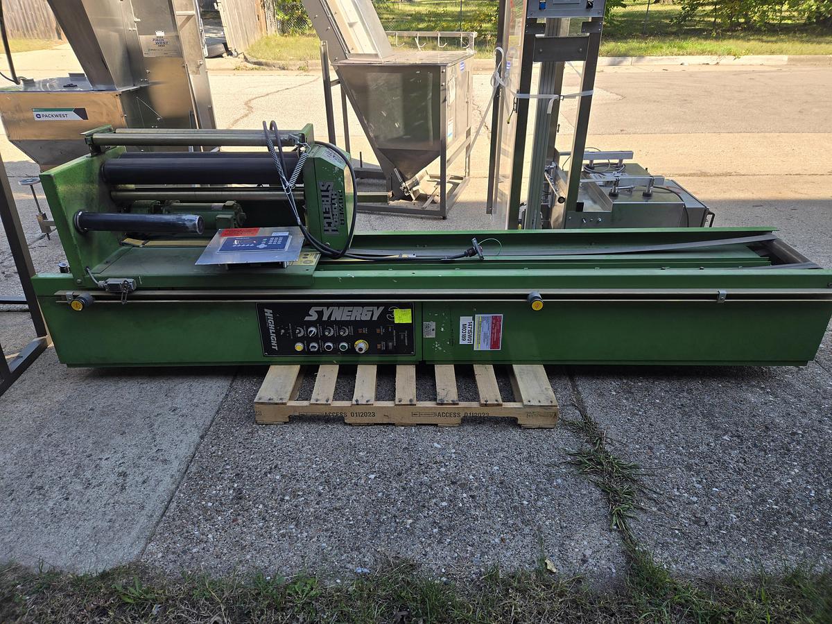 Used Highlight pallet wrapper with ramp