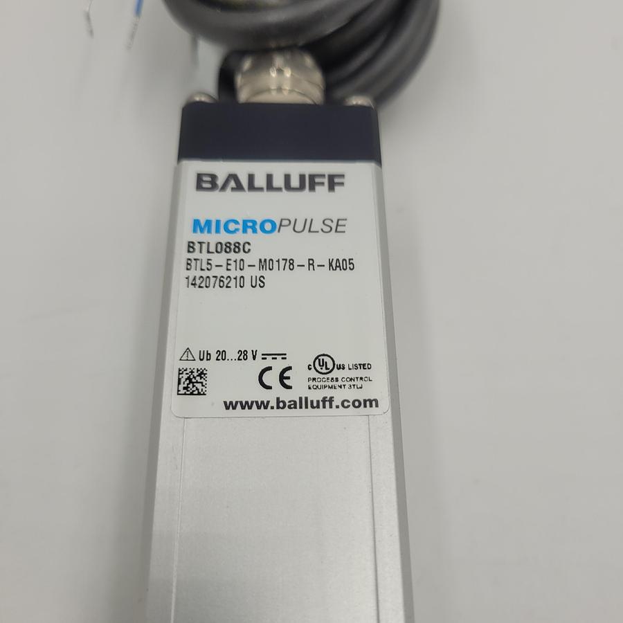 Balluff BTL088C micropulse sensor BTL5-E10-M0178-R-KA05 / 142076210 *NEW in OEM packaging*