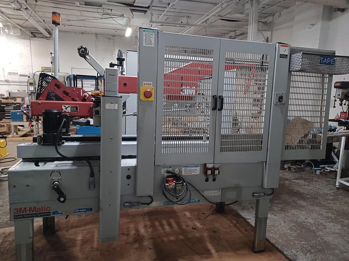 Used 3M 800AF 3" top and bottom case sealer closer