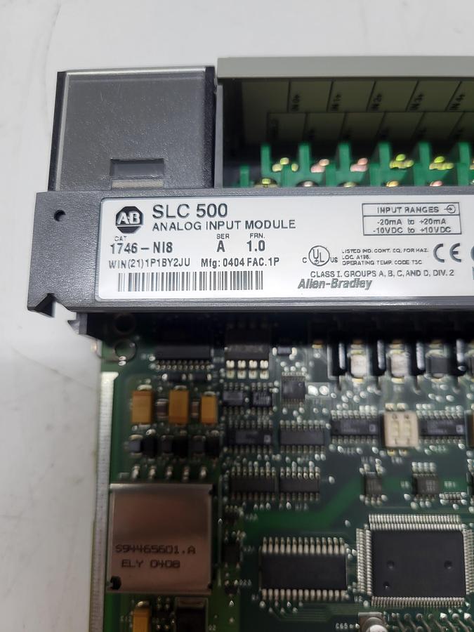 Used Allen-Bradley SLC 500 1746-N18 Ser.A