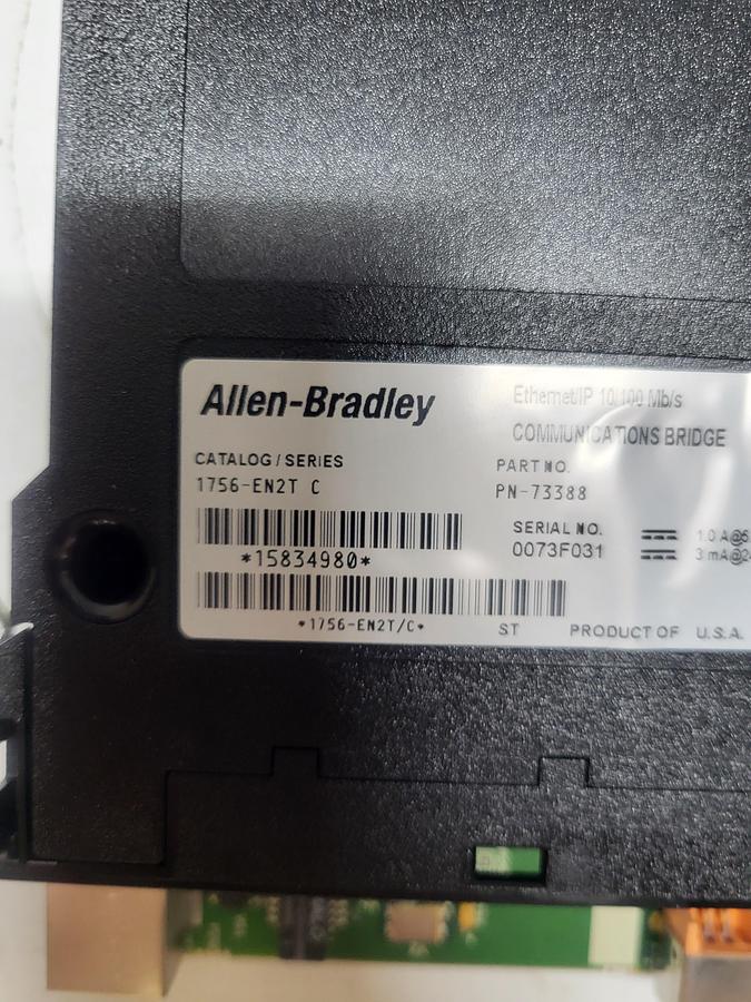 Used Allen-Bradley Ethernet/IP 1756-EN2T Ser.C