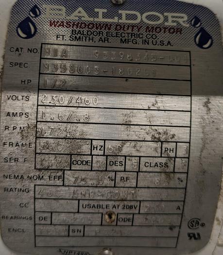 Used Thermo goring Kerr metal detector conveyor