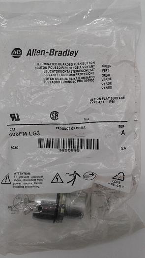Allen-Bradley Illuminated Guarded Push Button 800FM-LG3