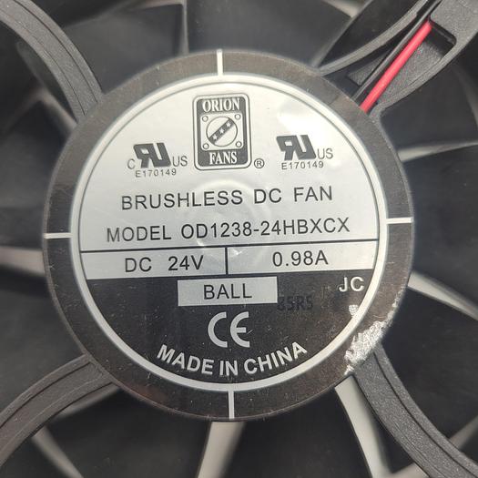 Used Orion Brushless DC Fan OD1238-24HBXCX
