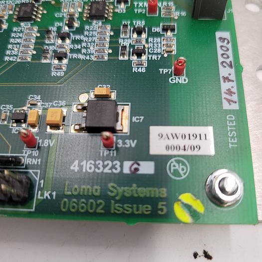 Used Loma IQ3 Search Head Transmitter Board 416323 06602 Issue 5 / 9AW01911