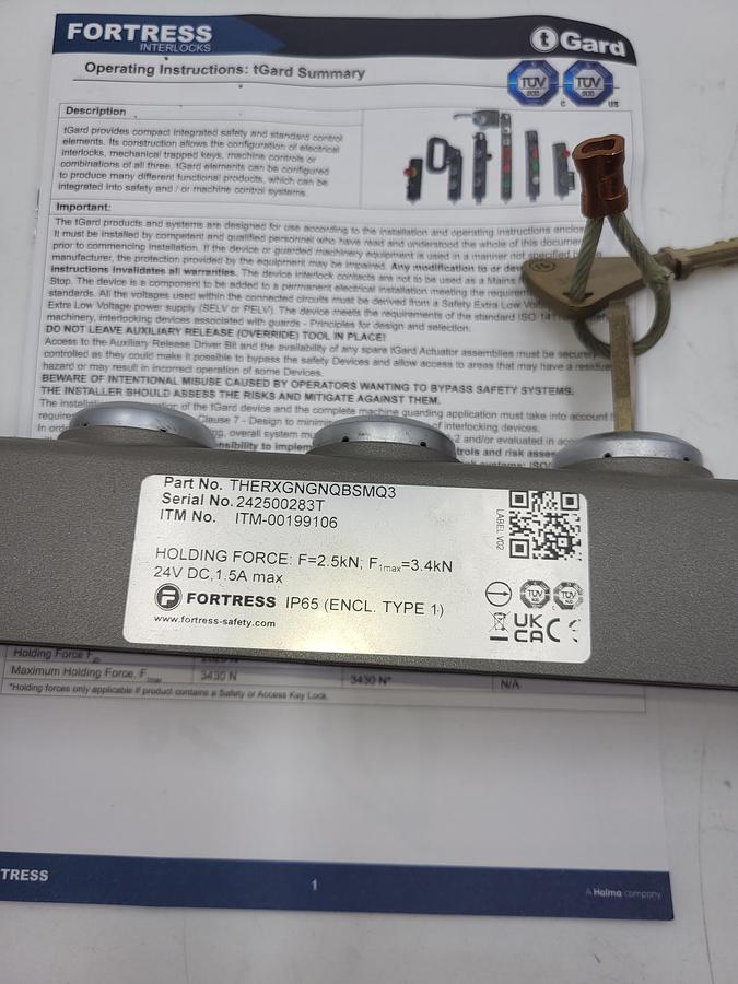 Used FORTRESS THERXGNGNQBSMQ3 / ITM-00199106