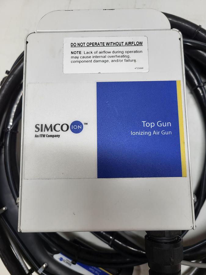 Used Simco Top Gun with Optical Sensor 230 VAC 50/60Hz 0.1A Max