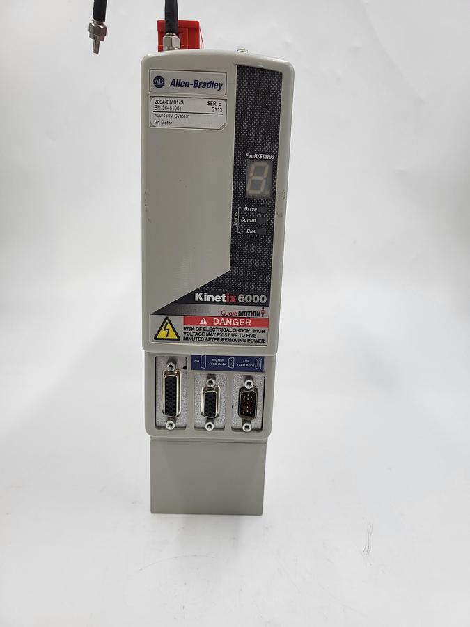 Used Allen Bradley 2094-BM01-S ser. B Kinetix 6000 multi axis servo drive 9A motor 400/460V system