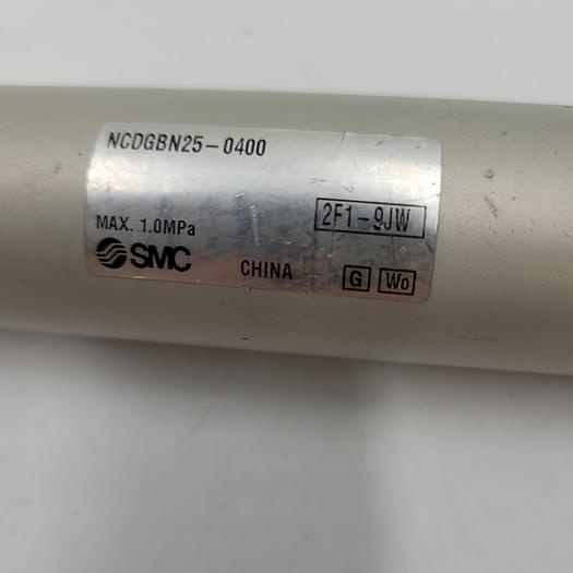 Used SMC NCDGBN25-0400 PNEUMATIC CYLINDER