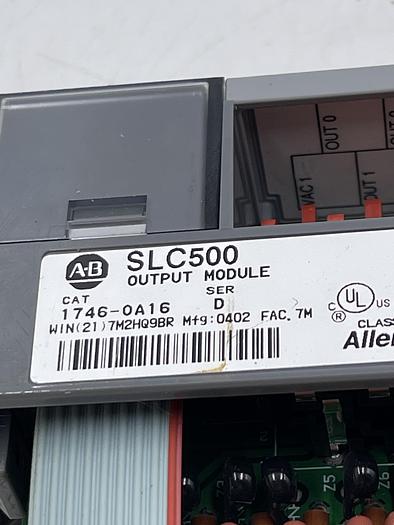 Used Allen-Bradley 1746-OA16 Ser D